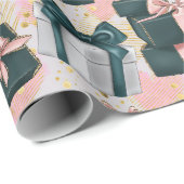 Birthday Pattern Geschenkpapier (Rolleneckpunkt)