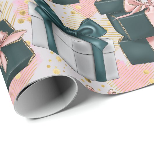 Birthday Pattern Geschenkpapier (Rolleneckpunkt)