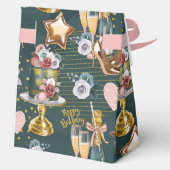 Birthday Pattern  Geschenkschachtel (Rückseite)