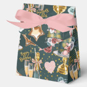 Birthday Pattern  Geschenkschachtel (Vorderseite)