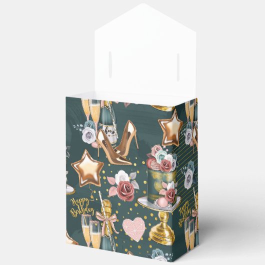 Birthday Pattern Geschenkschachtel (Offen)