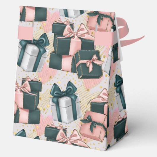 Birthday Pattern  Geschenkschachtel (Rückseite)