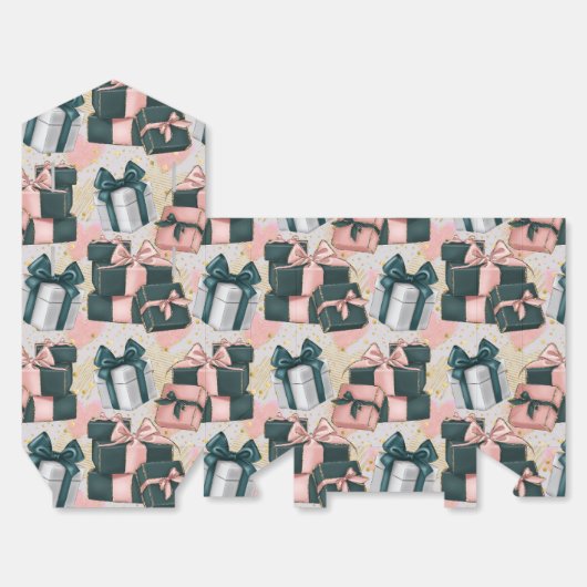 Birthday Pattern Geschenkschachtel (Ungefaltet)