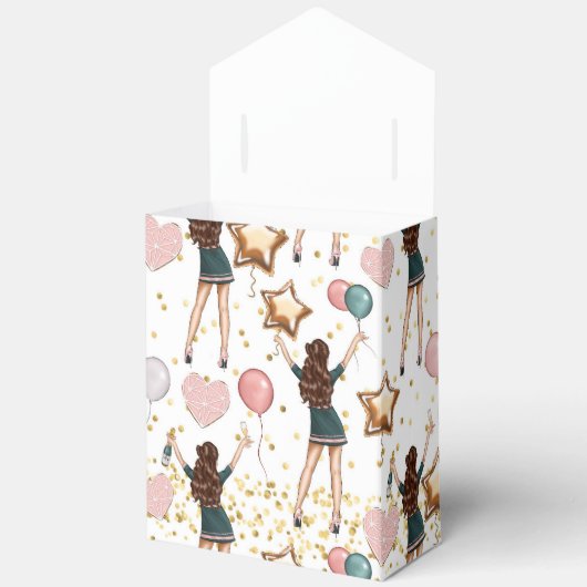 Birthday Pattern  Geschenkschachtel (Offen)