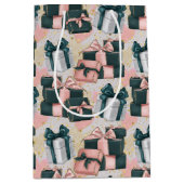 Birthday Pattern Mittlere Geschenktüte (Vorderseite)