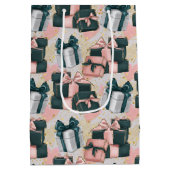 Birthday Pattern Mittlere Geschenktüte (Rückseite)