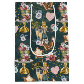 Birthday Pattern  Mittlere Geschenktüte (Rückseite)