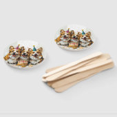 Birthday Pembroke Welsh Corgi Hunde Fächer (Non-assembled)