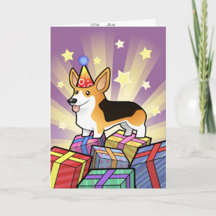 Birthday Pembroke Welsh Corgi Karte