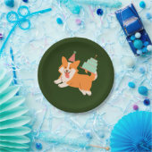 Birthday Pembroke Welsh Corgi Pappteller (Party)
