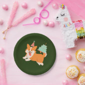 Birthday Pembroke Welsh Corgi Pappteller (Party)