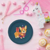 Birthday Pembroke Welsh Corgi Pappteller (Party)
