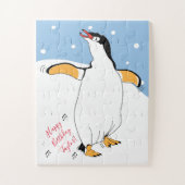 Birthday Penguin Jigsaw Puzzle (Vertikal)