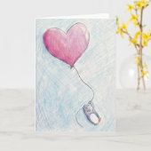 Birthday Penguin Karte (Gelbe Blume)