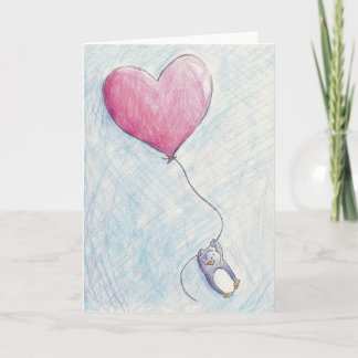 Birthday Penguin Karte