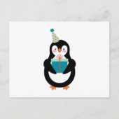 Birthday Penguin Postkarte (Vorderseite)
