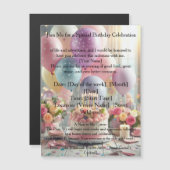 Birthday Personalize Custom Magneteinladung (Vorne/Hinten)