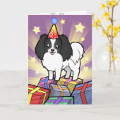 Birthday Phalene / Japanisches Kinn Karte (Gelbe Blume)