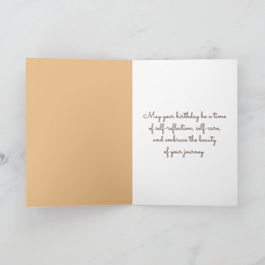 Birthday Pheasant im Weizenfeld Karte (Innenseite)