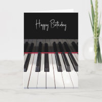 Birthday Piano Keyboard