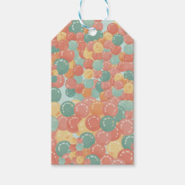 Birthday Picnic, Cute Retro Style Geschenkanhänger