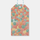 Birthday Picnic, Cute Retro Style Geschenkanhänger (Rückseite)