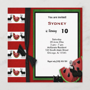 Birthday Picnic Einladung