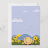 Birthday Picnic Einladung (Rückseite)