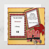 Birthday Picnic Einladung (Vorne/Hinten)