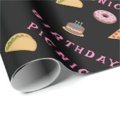 Birthday Picnic Party Geschenkpapier (Rolleneckpunkt)