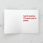 Birthday Pig Karte (Innenseite)