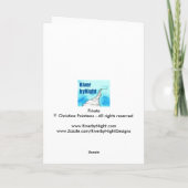 Birthday Pinata Karte (Rückseite)