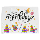Birthday Pinatas Geschenktasche Große Geschenktüte (Vorderseite)