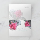 Birthday Pink Bromeliad Karte (Innenseite)