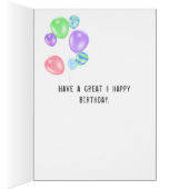 Birthday Pink Denim Heart (Innen (Rechts))