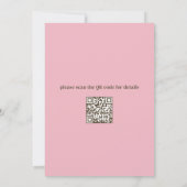 Birthday Pink Ice Cream Calligraphy Script Einladung (Rückseite)