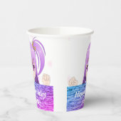 Birthday Pink lila Anime kawaii Mädchenname Pappbecher (Links)