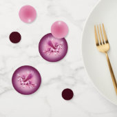 Birthday Pink Pegasus Fantasy Design Konfetti (Gruppe)