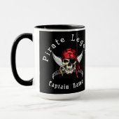 BIRTHDAY Pirate Skull Tasse (Links)