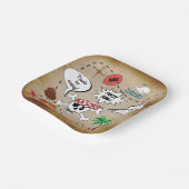 Birthday Pirates Party Square Pappteller (Gewinkelt)