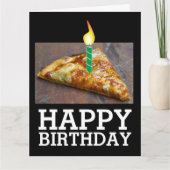 BIRTHDAY PIZZA FUNNY GREETING CARDS KARTE (Vorderseite)
