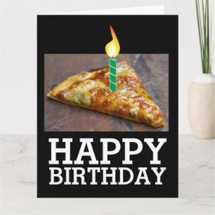 BIRTHDAY PIZZA FUNNY GREETING CARDS KARTE