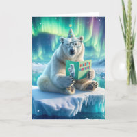 Birthday Polar Bear On the Iceberg