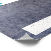 Birthday Police Officer Party Sign Poster (Ecke)