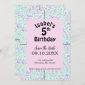 Birthday Polk-A-Dot Initiation for Girls Einladung (Vorne/Hinten)