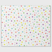 Birthday Polka Dots Geschenkpapier (Flach)