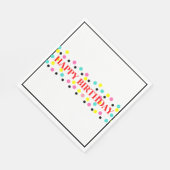 Birthday Polka Dots Serviette (Ecke)