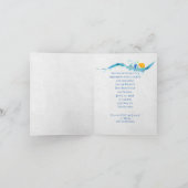 Birthday Pool Party mit gelben Gummienten Einladung (Innenseite)