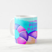 Birthday Pool Party Name Kaffeetasse (Vorderseite Links)