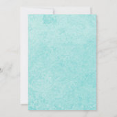 Birthday Pool Party Niedlich Sonnenbrille Aquamari Einladung (Rückseite)